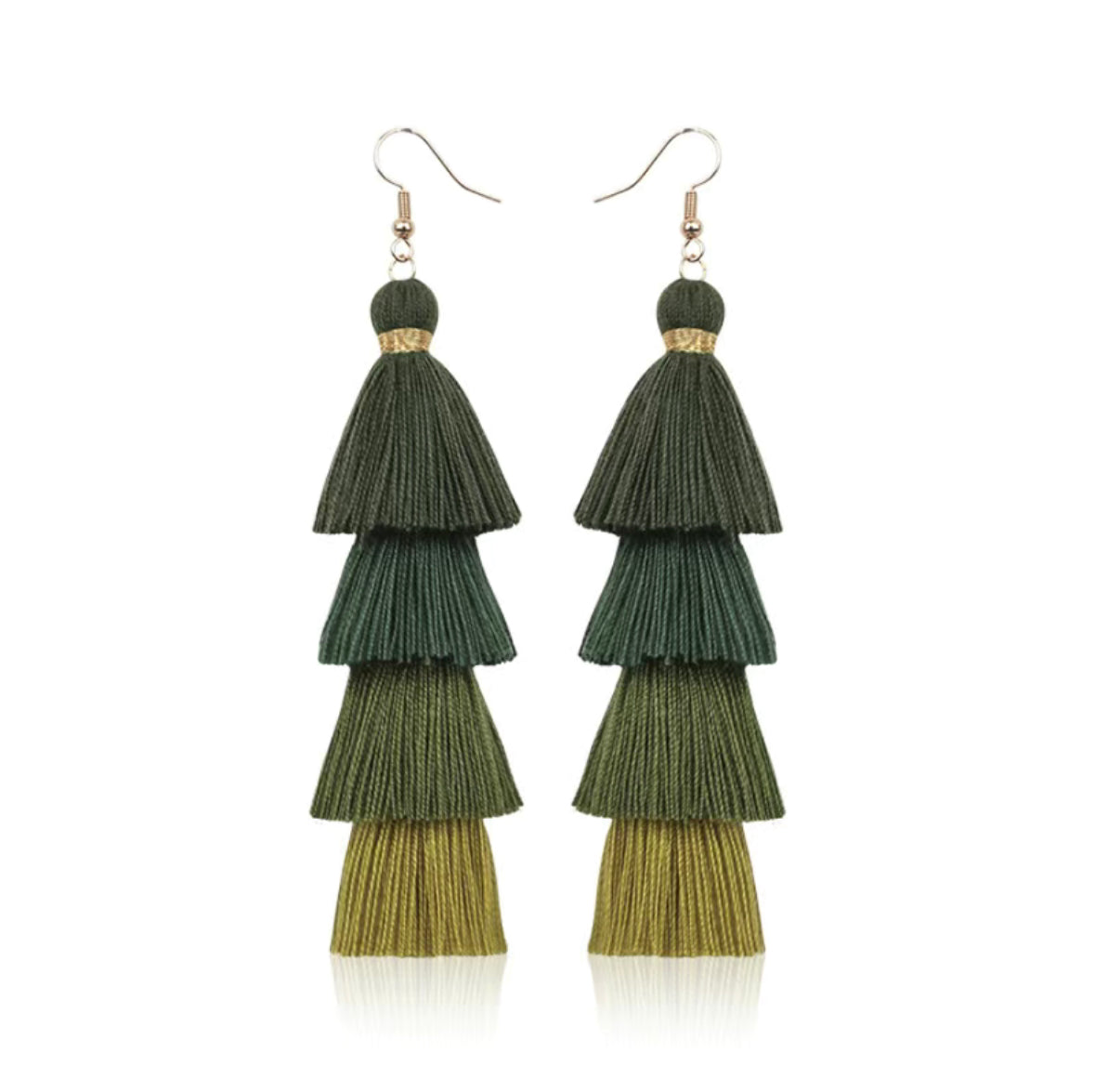 Colorful Handmade Boho Tassel Earrings