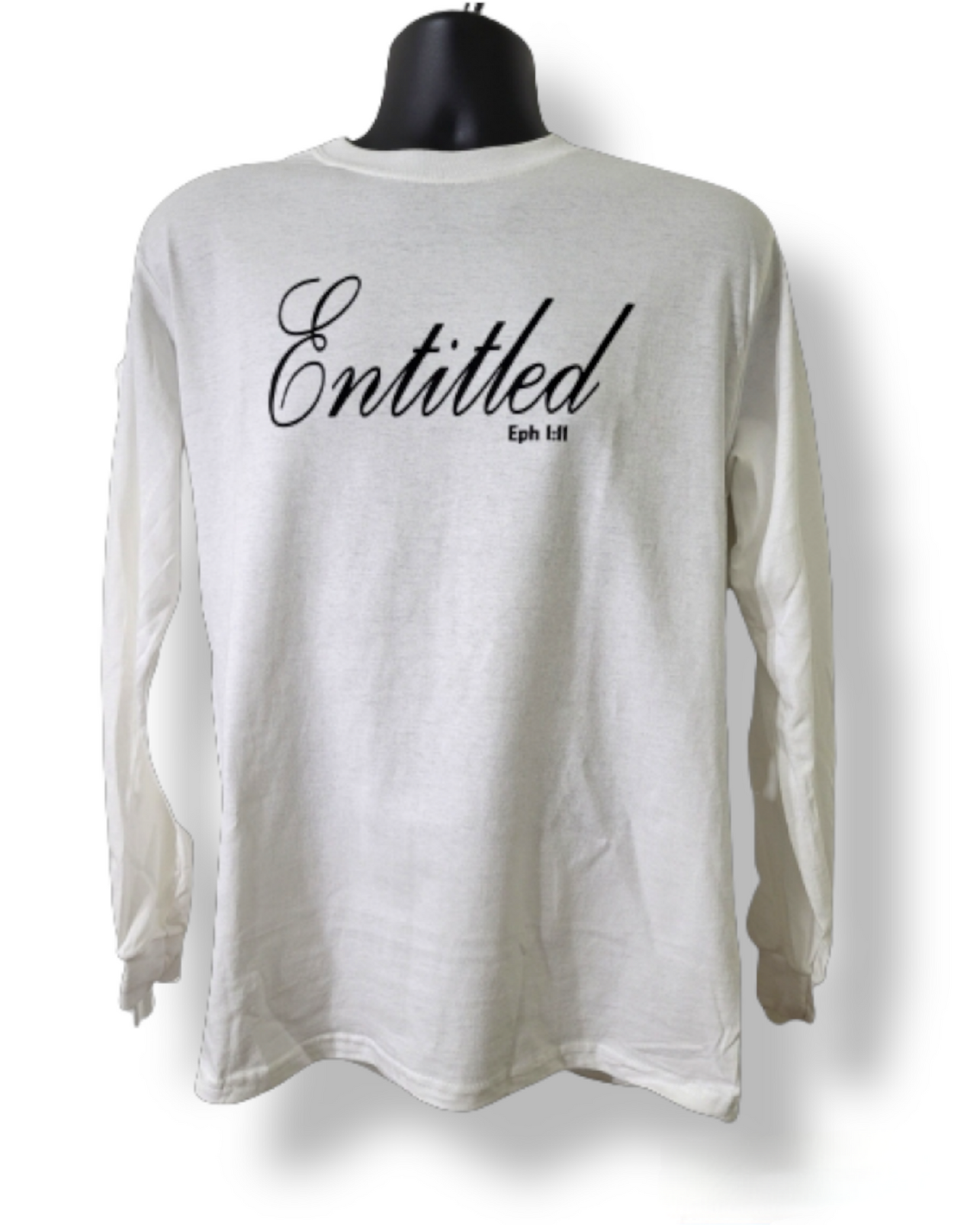 Camiseta blanca LS "titulada"