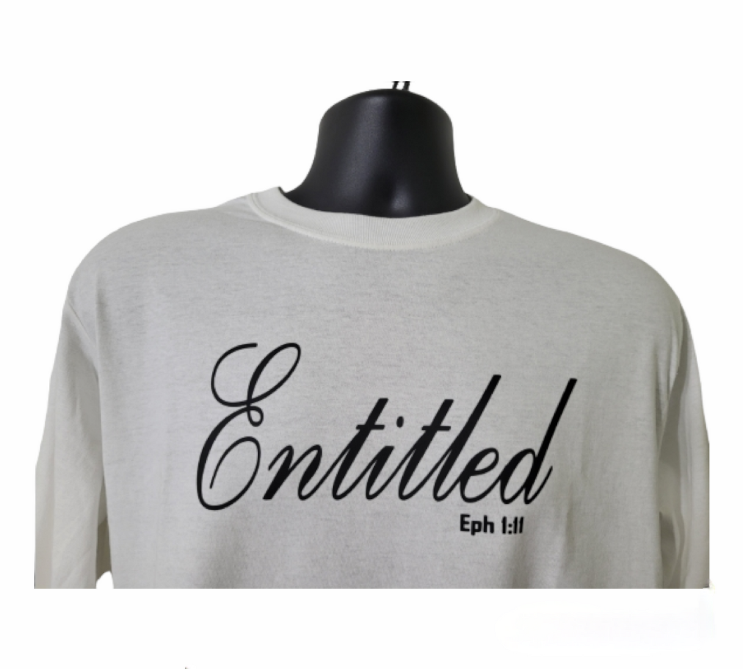 Camiseta blanca LS "titulada"