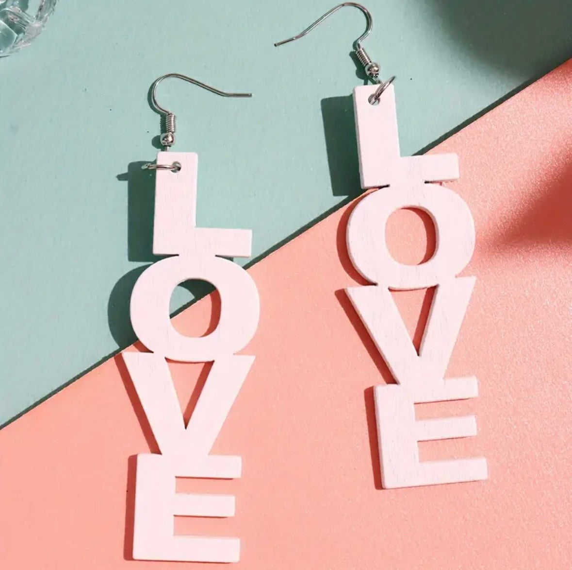 Unlock Your Style: Vibrant Love Letter Drop Earrings for Women - 4in x 0.75in!