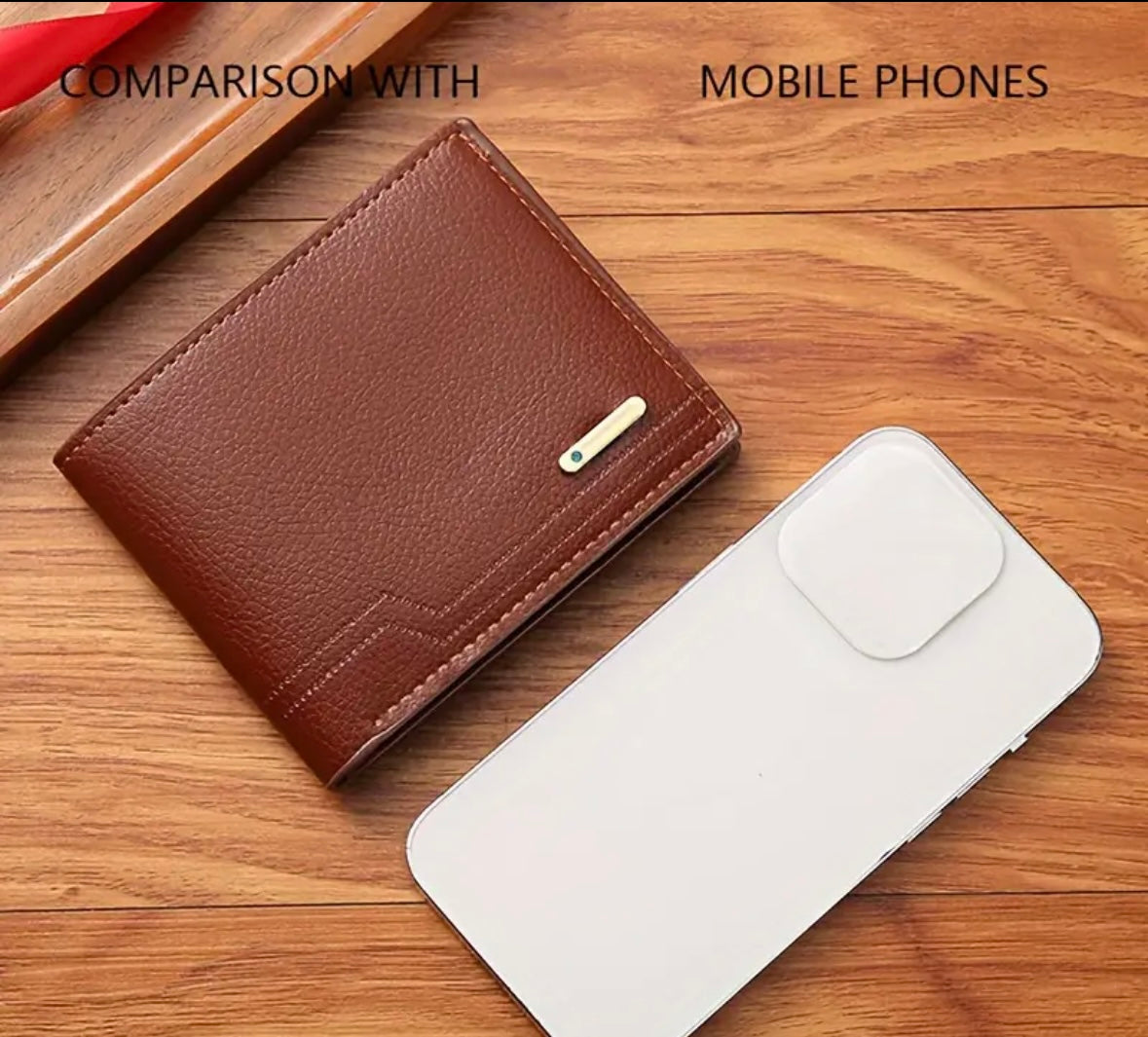 "Vintage Men's PU Leather Wallet | Ideal Gift for Dad or Grandpa