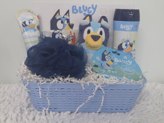 Deluxe Bluey-Themed Bath & Gift Basket