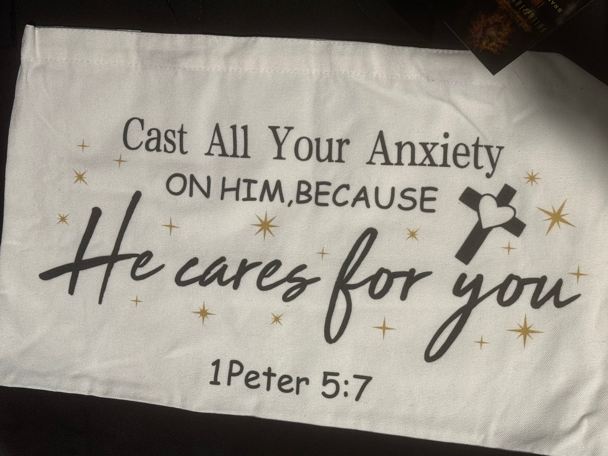 Assorted Biblical Scriptures on Canvas  Tote Bags