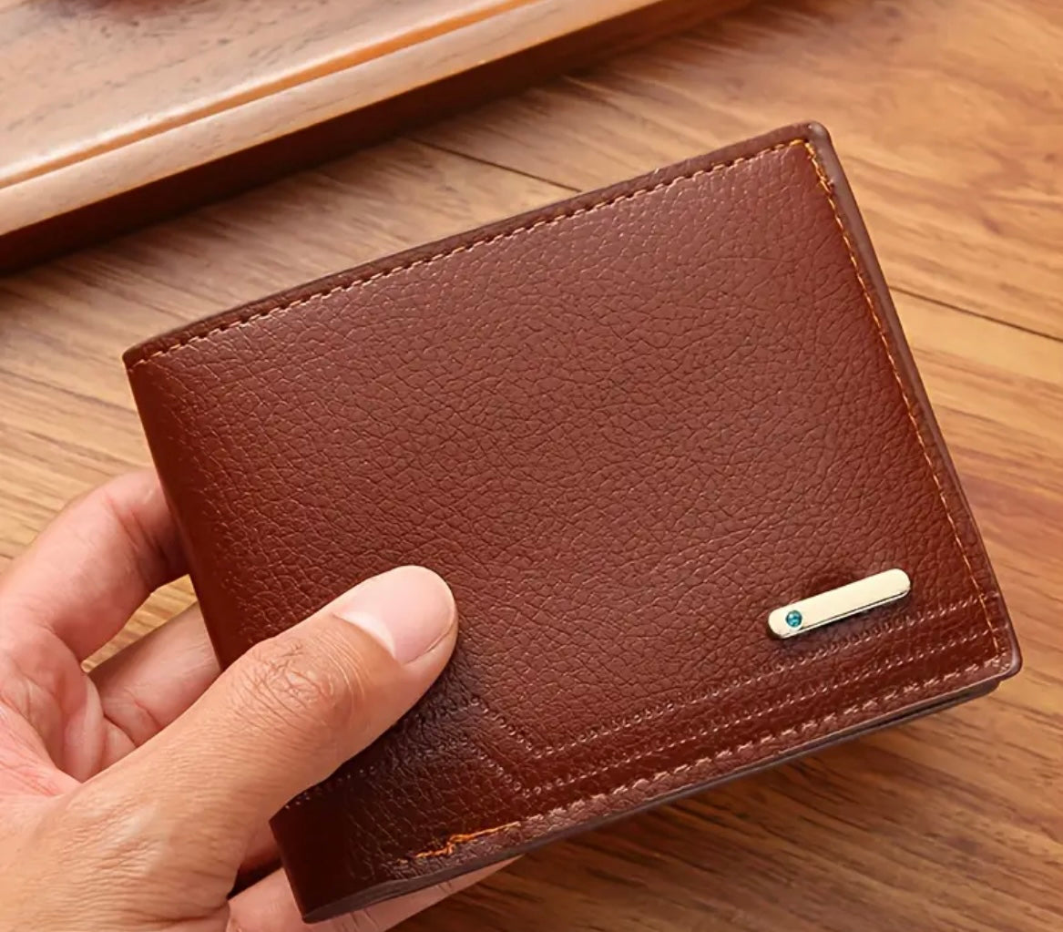 "Vintage Men's PU Leather Wallet | Ideal Gift for Dad or Grandpa