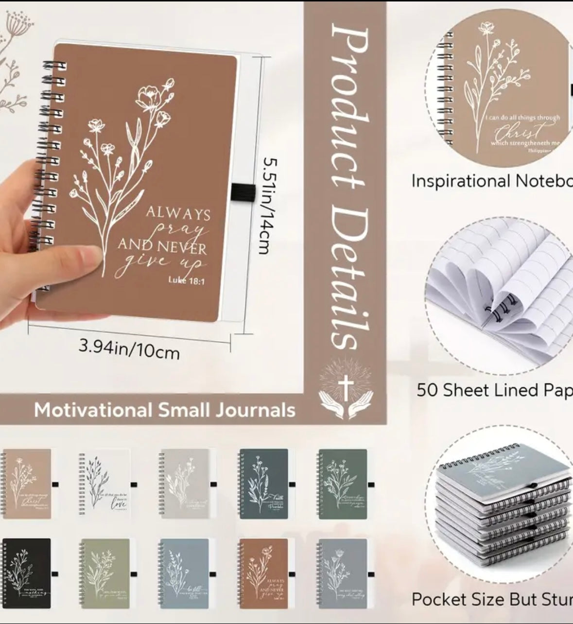 Faithful Affirmations Christian Gift Set – Bible Verse Tumbler & Makeup Bag Collection | Inspirational Gifts for Women