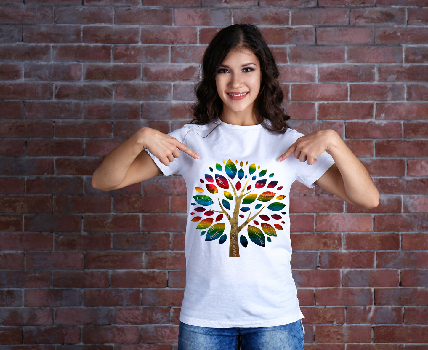 Fruit of the Spirit V-Neck Tee