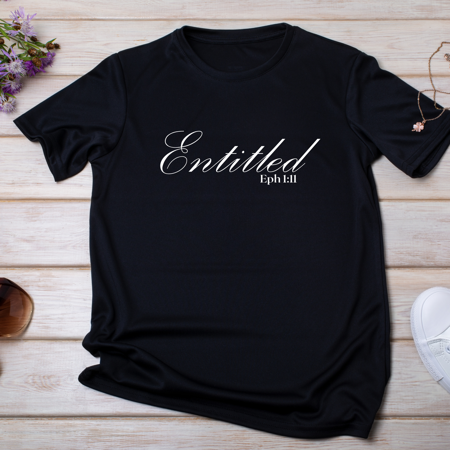 Unisex "Entitled" Black Tee