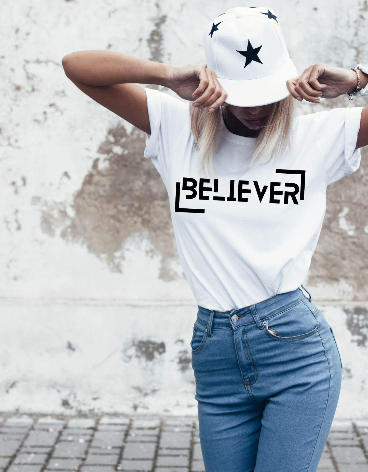 Romans 10:9-10 "Believer" Tee