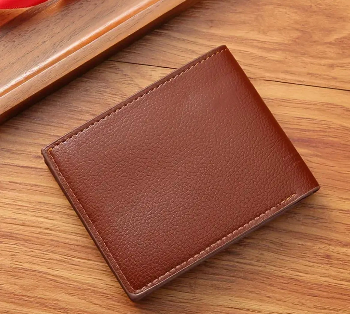 "Vintage Men's PU Leather Wallet | Ideal Gift for Dad or Grandpa