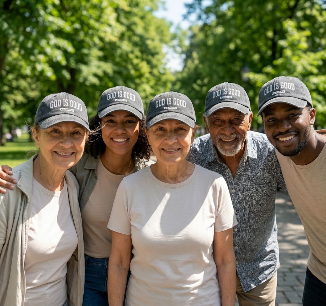 God Is Good All The Time – Vintage Washed Baseball Cap