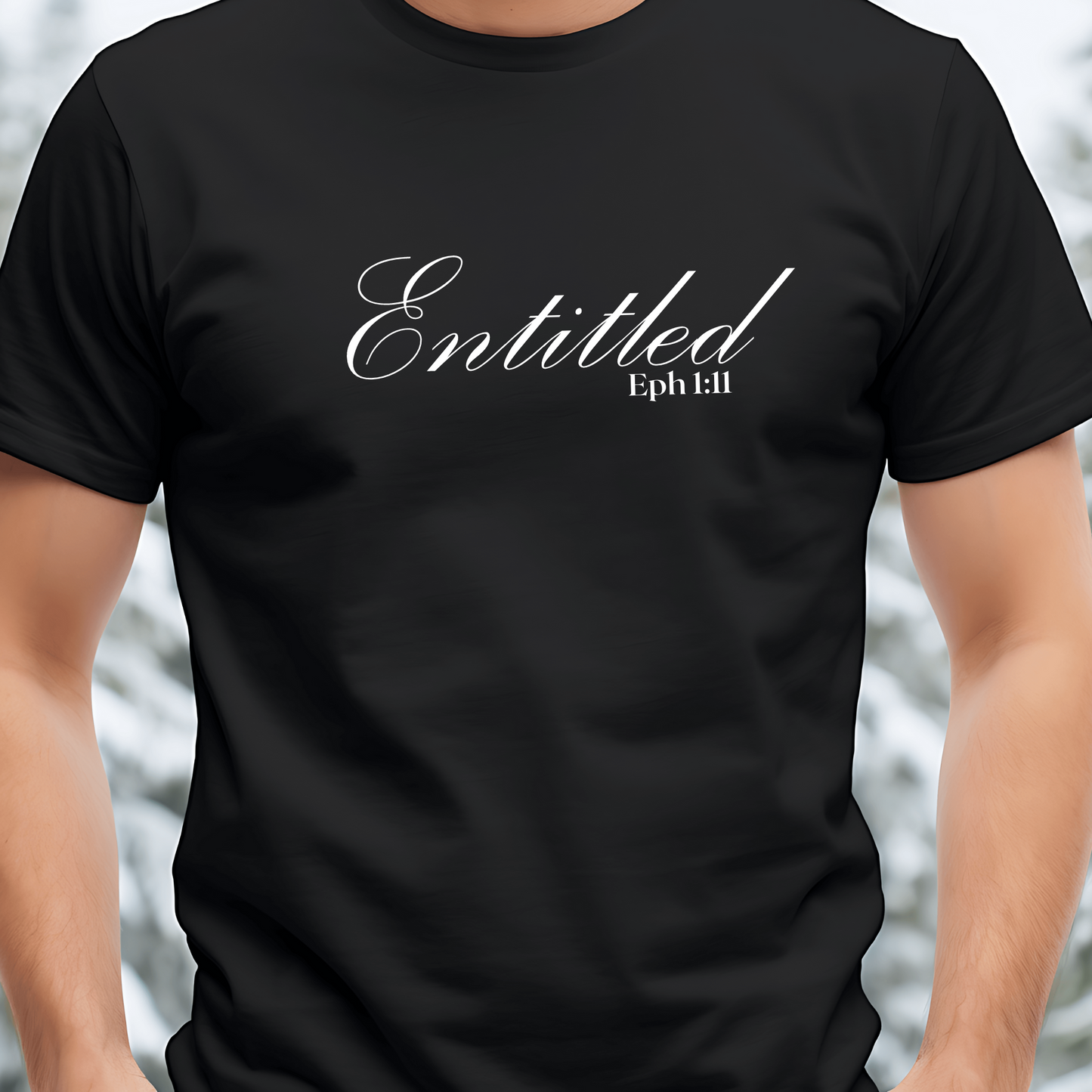 Unisex "Entitled" Black Tee