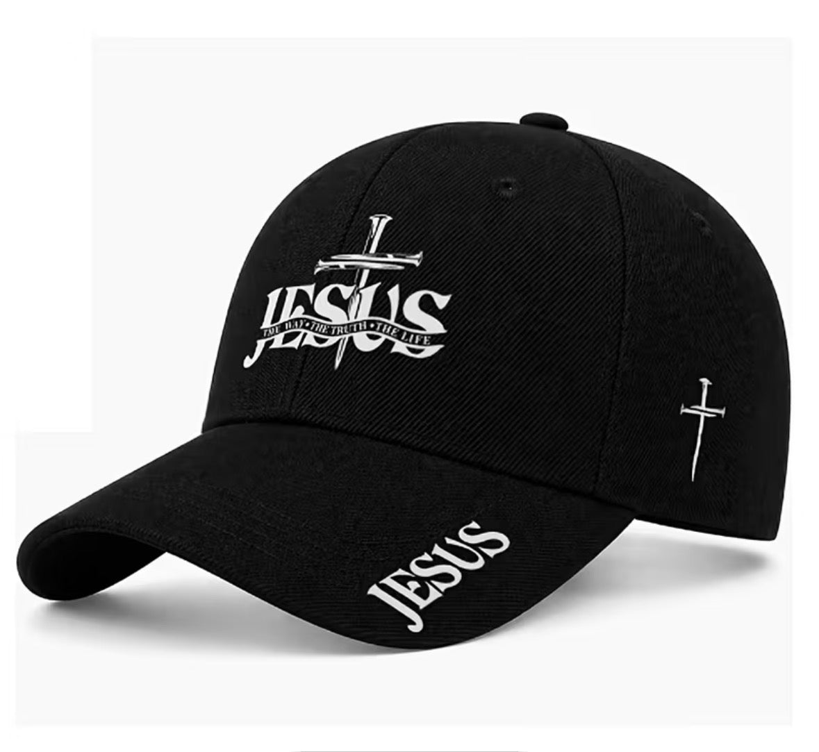 Premium 3D Jesus Embroidery Unisex Baseball Cap - All-Season Snapback Hat