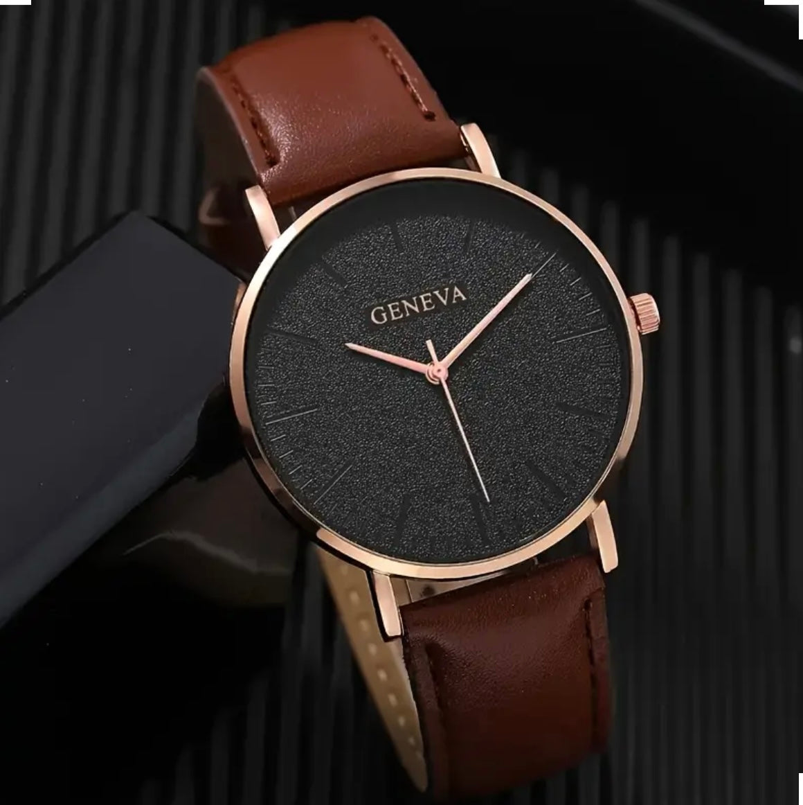 Men's Business Quartz Watch Set with Bracelets | Stylish Gift for Father's Day