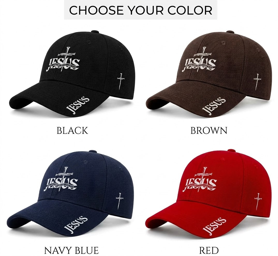 Premium 3D Jesus Embroidery Unisex Baseball Cap - All-Season Snapback Hat