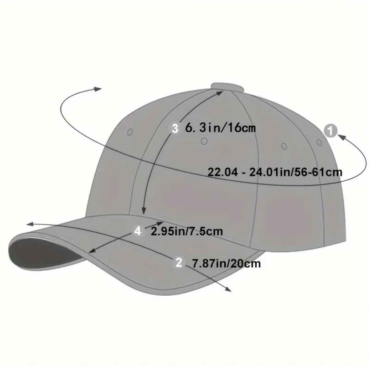 Men's "Faith" Adjustable Baseball Cap