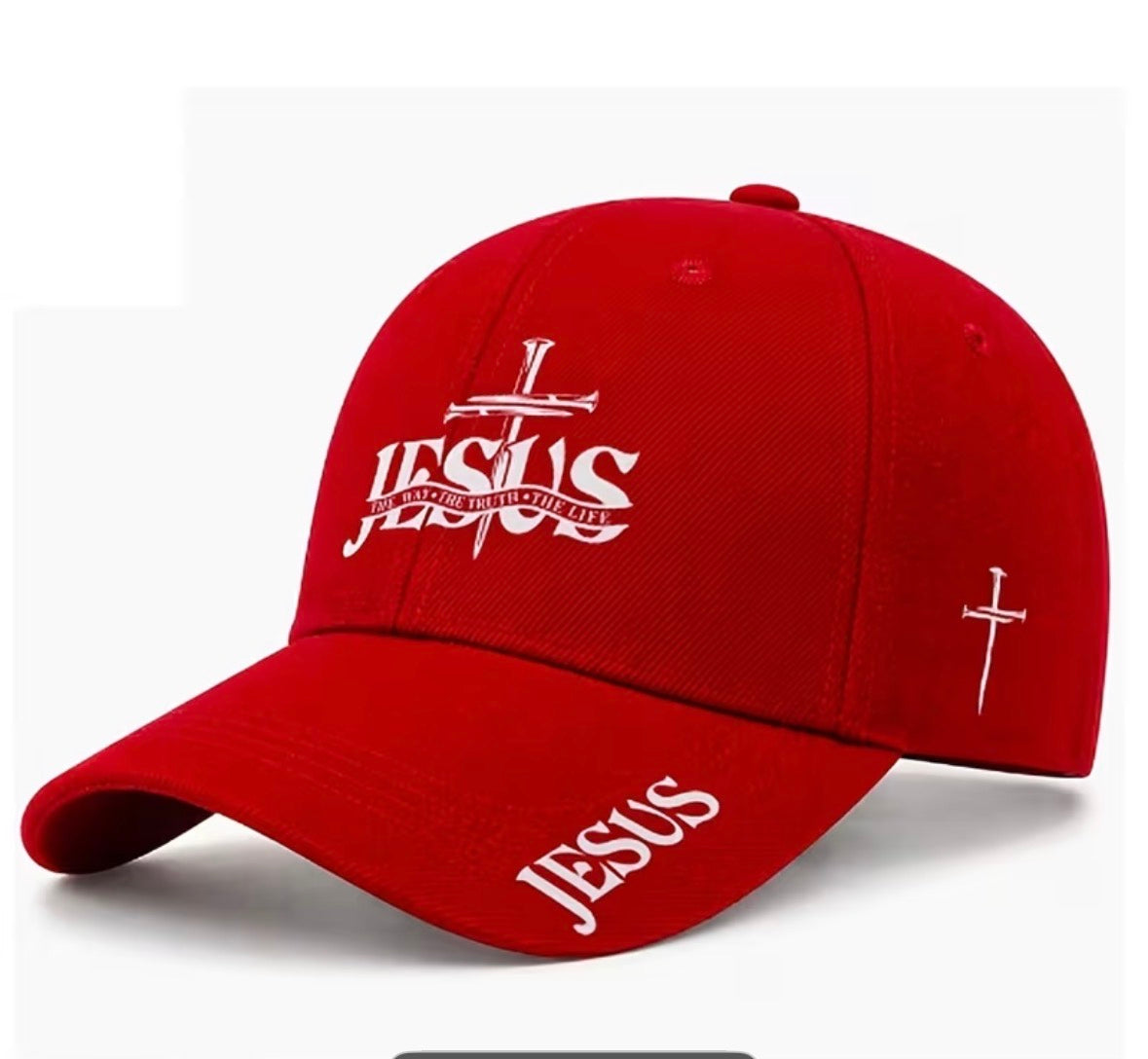 Premium 3D Jesus Embroidery Unisex Baseball Cap - All-Season Snapback Hat