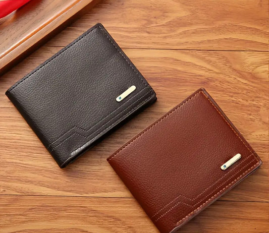 "Vintage Men's PU Leather Wallet | Ideal Gift for Dad or Grandpa