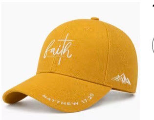 Faith Can Move Mountains Matthew 17:20 Baseball Cap