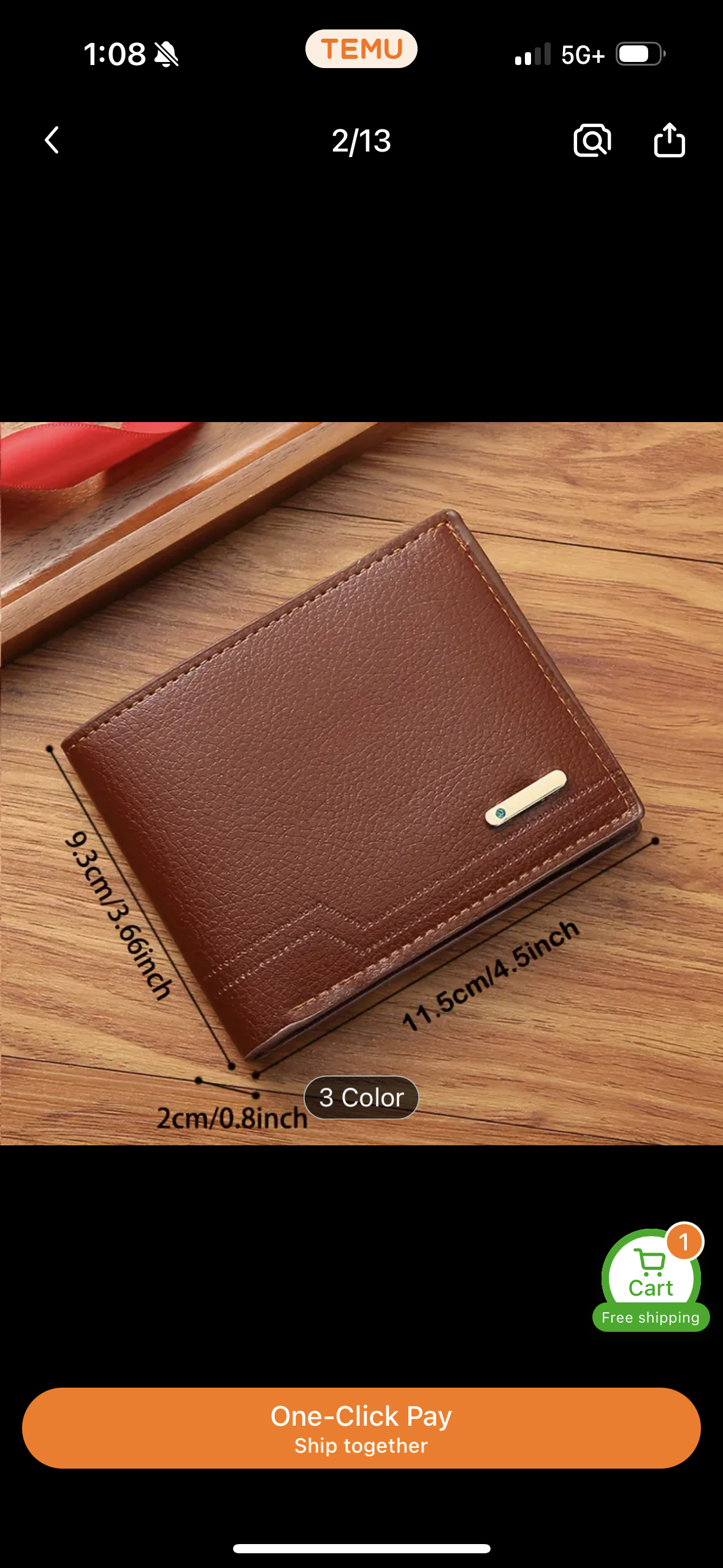 "Vintage Men's PU Leather Wallet | Ideal Gift for Dad or Grandpa