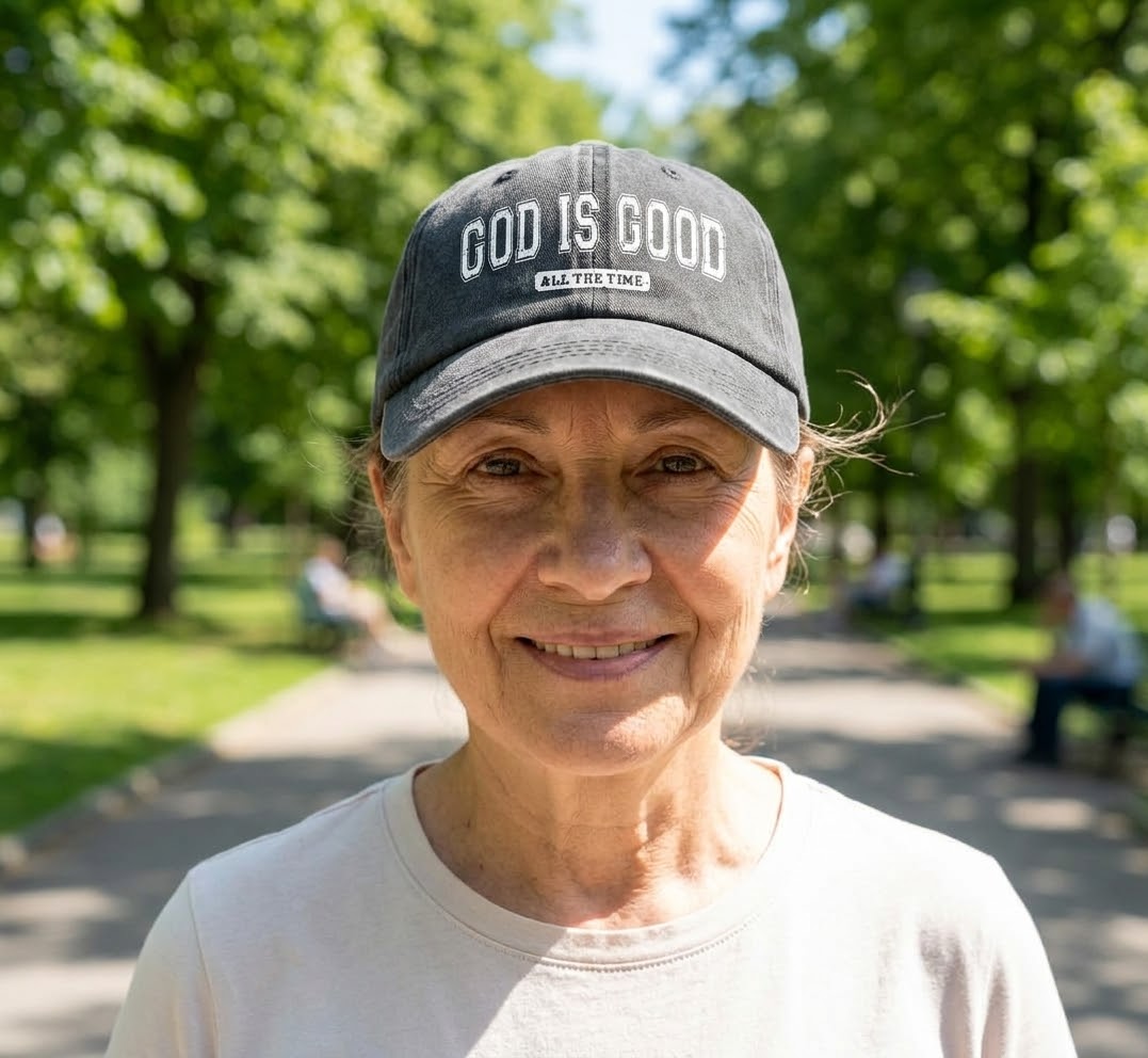 God Is Good All The Time – Vintage Washed Baseball Cap