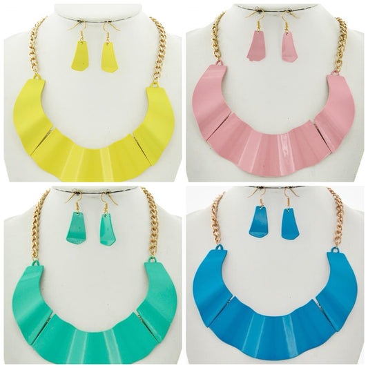 Conjunto de collar llamativo con collar egipcio