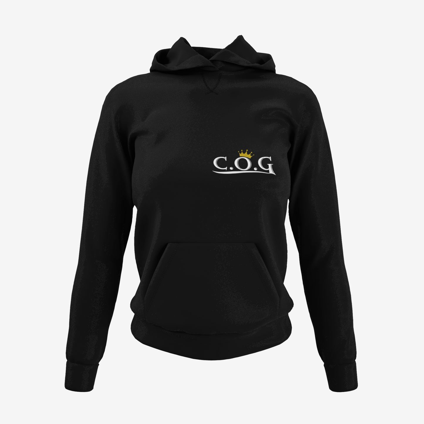 Sudadera con capucha COG - Estampado negro