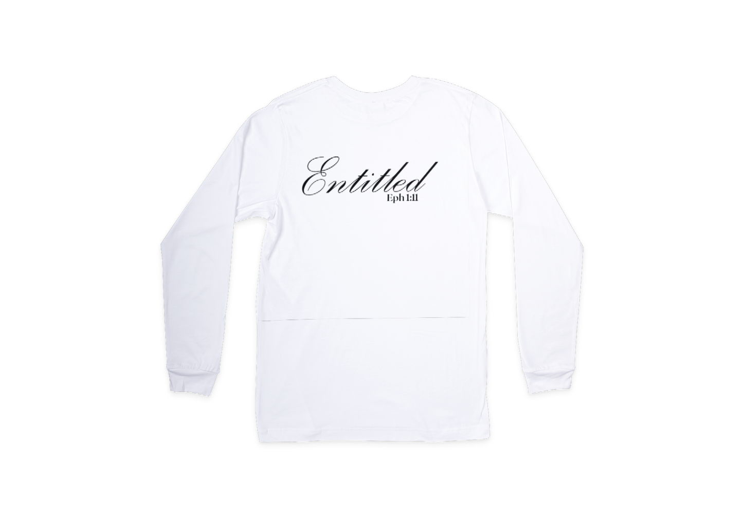 Camiseta blanca LS "titulada" 