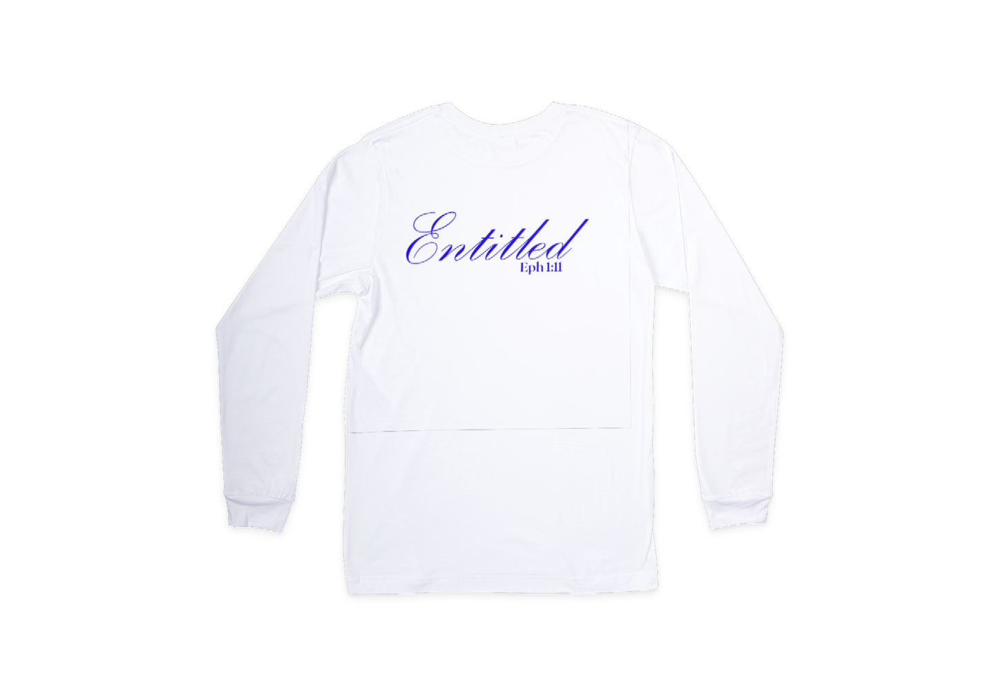 Camiseta blanca LS "titulada" 