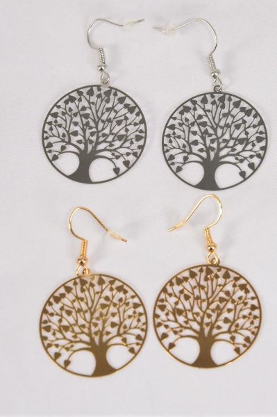 Boucles d'oreilles "Arbre de Vie"