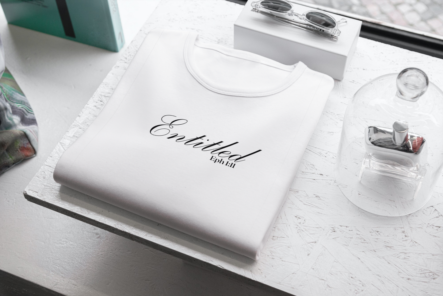 “Entitled” White Tee