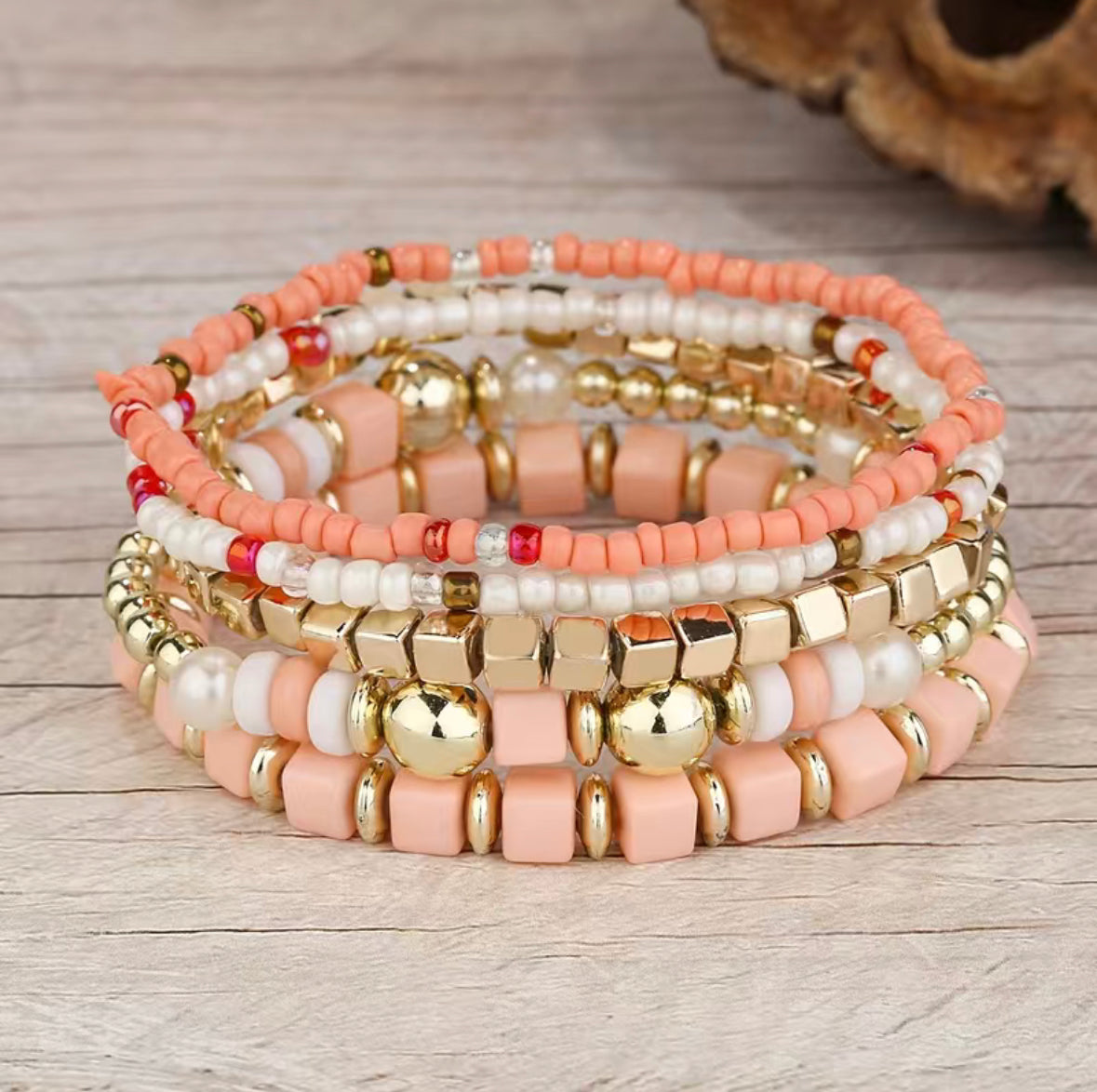 Colorful Bohemian Glass Bead Bracelets