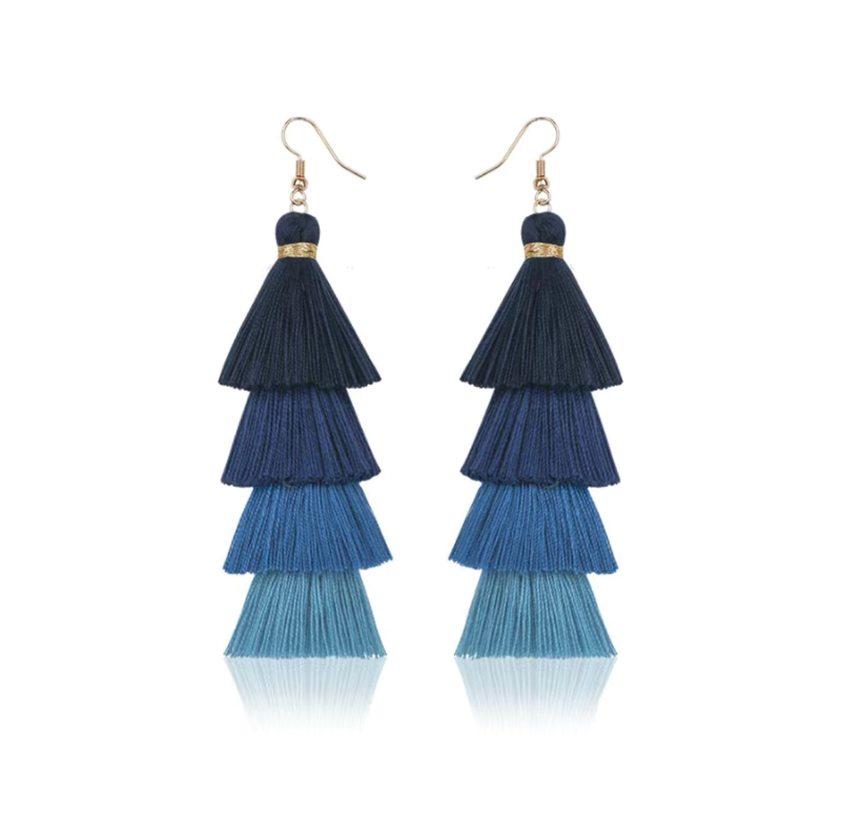 Colorful Handmade Boho Tassel Earrings