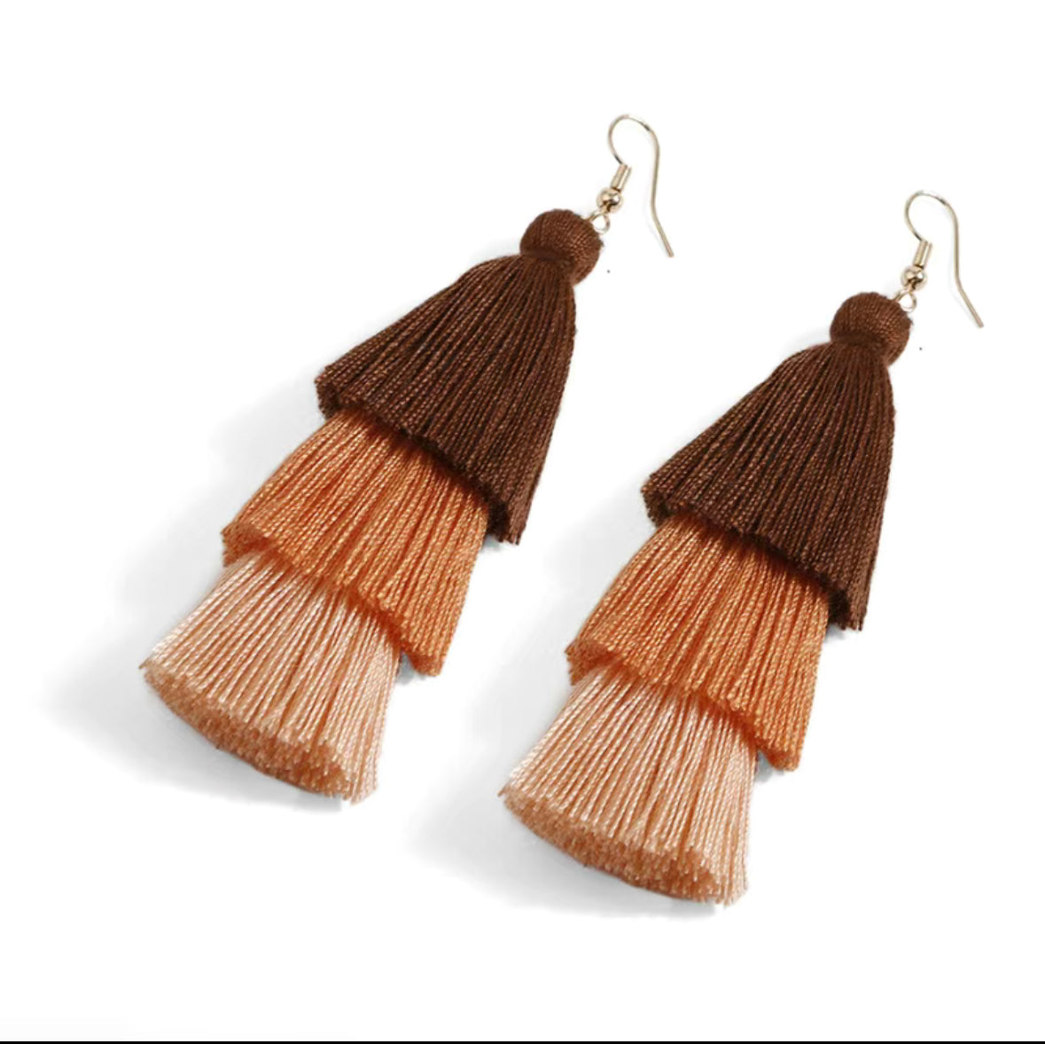 Colorful Handmade Boho Tassel Earrings