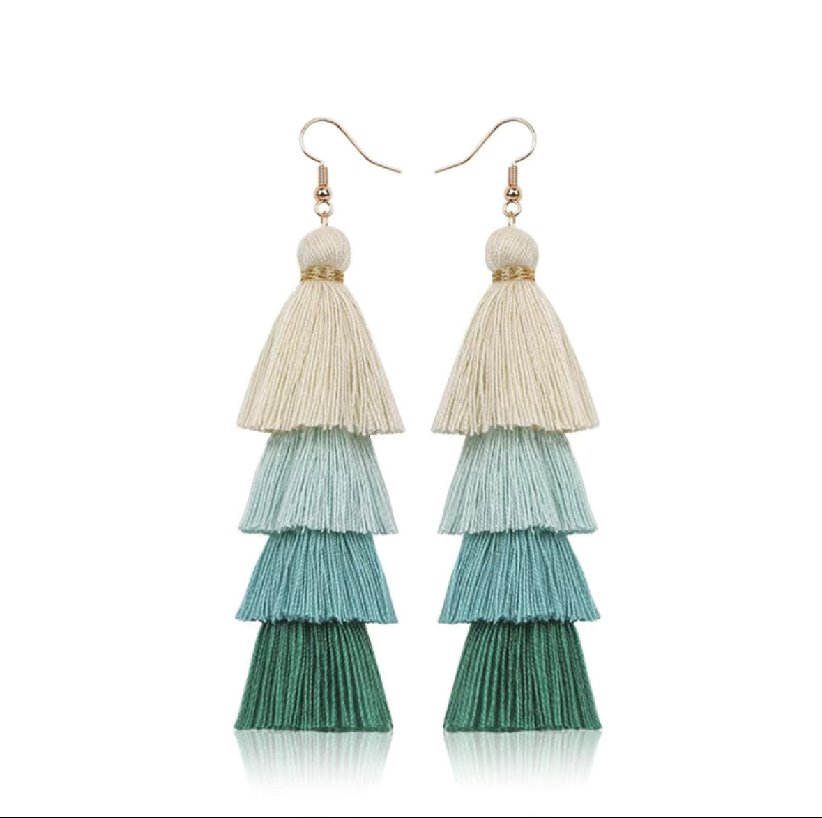 Colorful Handmade Boho Tassel Earrings