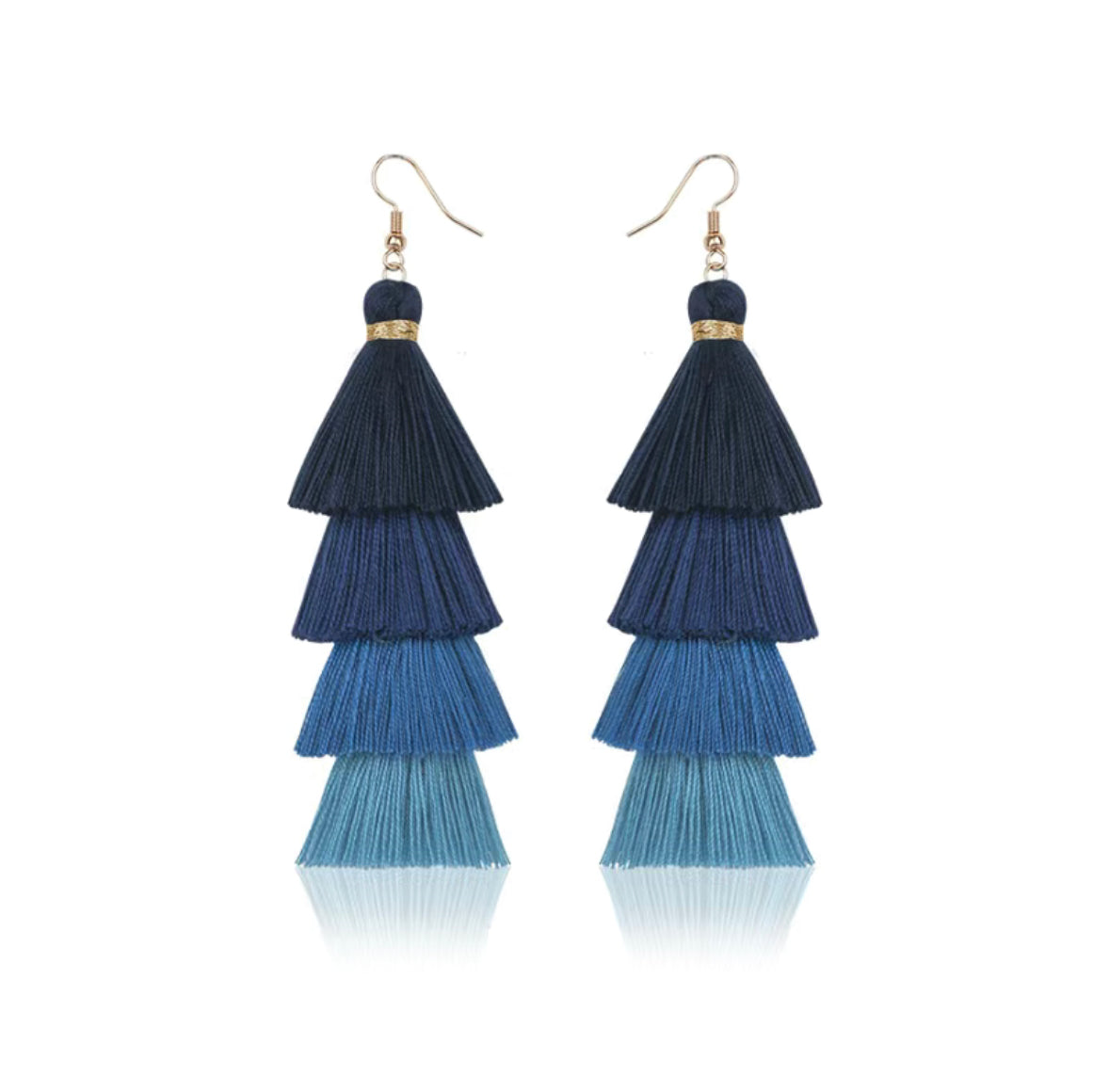 Colorful Handmade Boho Tassel Earrings