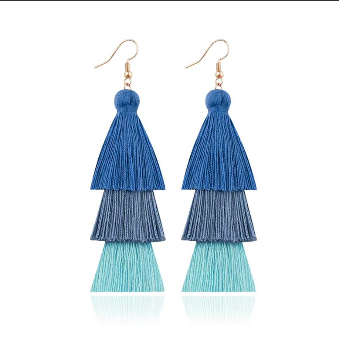 Colorful Handmade Boho Tassel Earrings