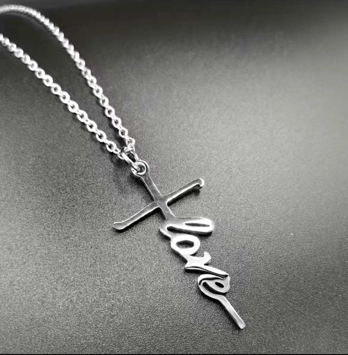 Inspirational Word Pendant Necklace