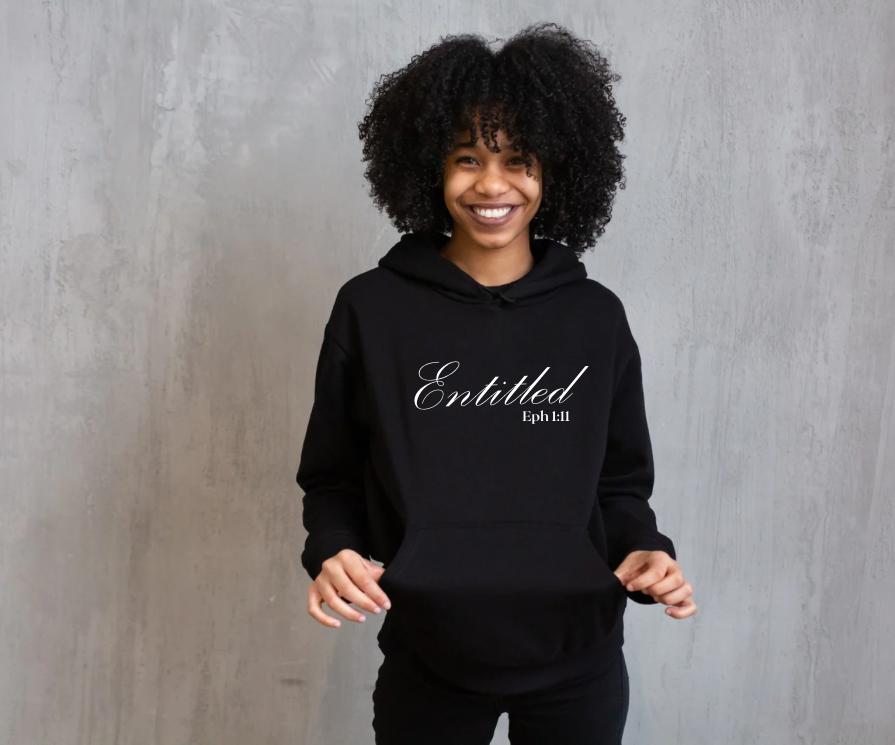 Unisex "Entitled" Black Hoodie