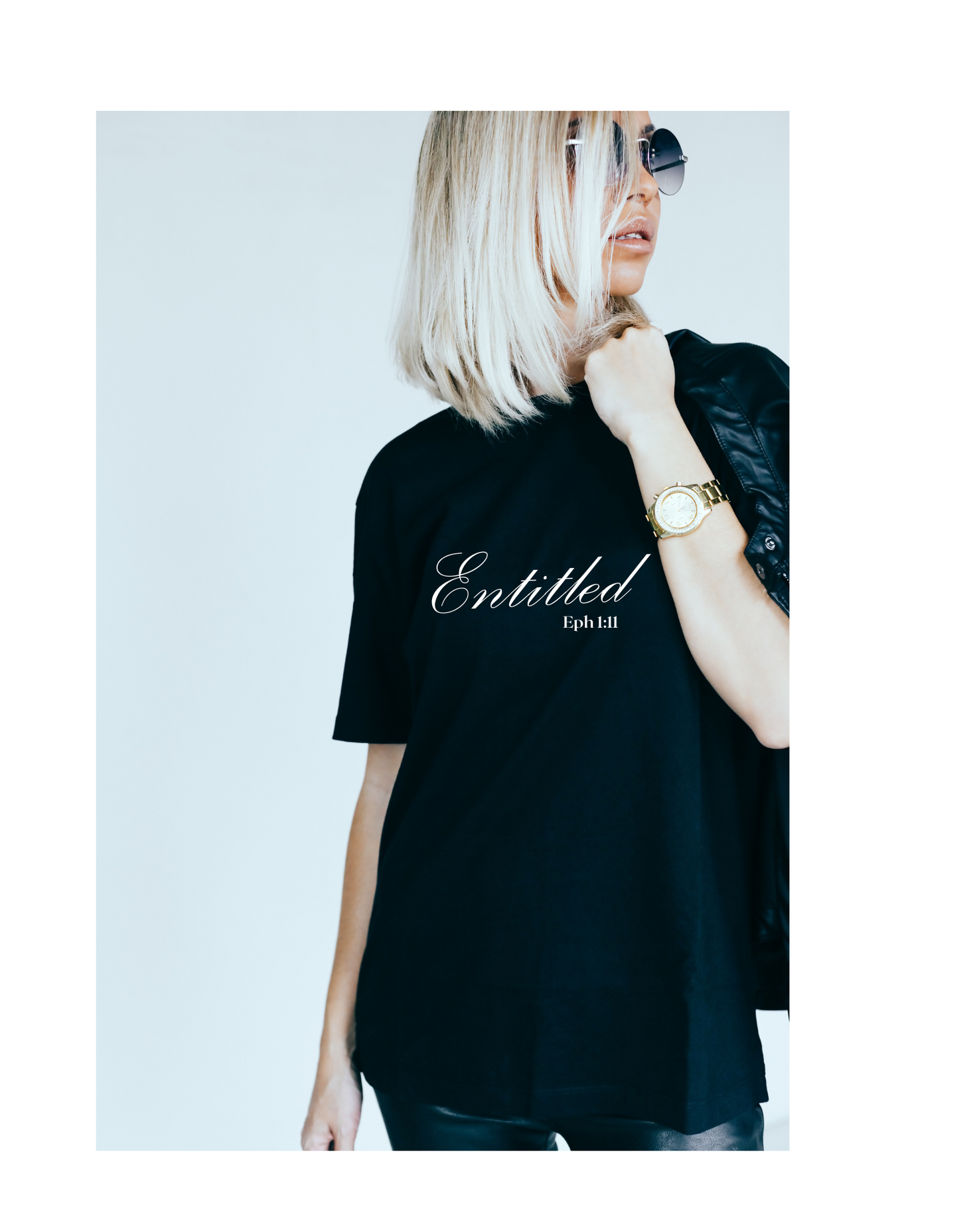 Unisex "Entitled" Black Tee